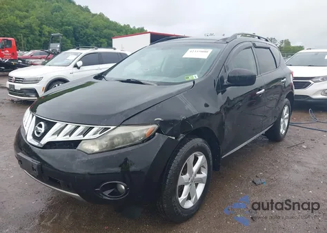 2010 Nissan Murano Sl from USA, damaged, VIN JN8AZ1MW7AW101263